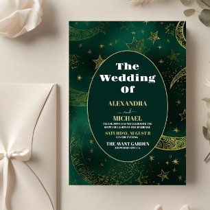 Prospectus 21,6 Cm X 24,94 Cm Budget Emerald Green Gold CelestiMariage