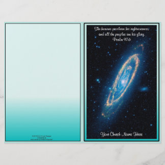 Prospectus 21,6 Cm X 24,94 Cm Bulletin de l'église des Cieux vierges