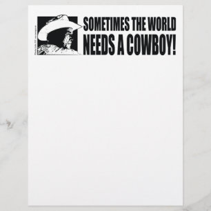 Prospectus 21,6 Cm X 24,94 Cm BUSH-Cowboy-Casquette-Blanc