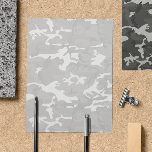 Prospectus 21,6 Cm X 24,94 Cm Camo gris, Camouflage, Militaire, Armée