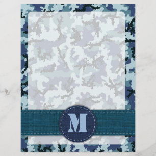 Prospectus 21,6 Cm X 24,94 Cm Camouflage de la marine