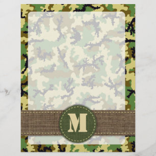 Prospectus 21,6 Cm X 24,94 Cm Camouflage des bois