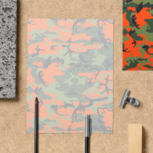 Prospectus 21,6 Cm X 24,94 Cm Camouflage orange et vert, Militaire, Armée