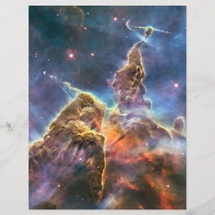 Prospectus 21,6 Cm X 24,94 Cm Carina Nebula par le télescope spatial Hubble