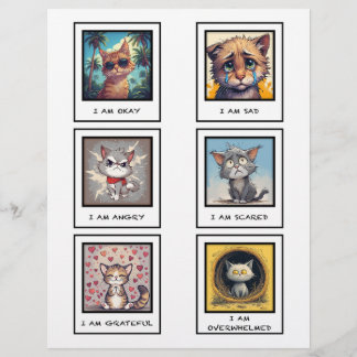 Prospectus 21,6 Cm X 24,94 Cm cartes de communication pour chats