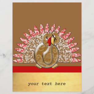 Prospectus 21,6 Cm X 24,94 Cm Carton mignon Turquie Business Flyer