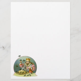 Prospectus 21,6 Cm X 24,94 Cm Chanter une chanson de Sixpence, rime Vintage de N