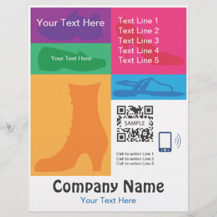 Prospectus 21,6 Cm X 24,94 Cm Chaussures de vente au détail Modèle de la circula