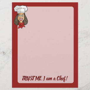 Prospectus 21,6 Cm X 24,94 Cm Chef femme