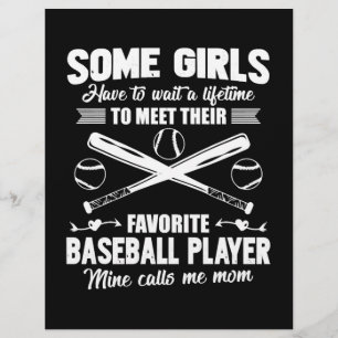 Prospectus 21,6 Cm X 24,94 Cm Chemise de Maman de Baseball