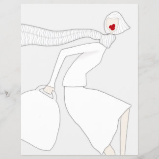 Prospectus 21,6 Cm X 24,94 Cm Chic Fashion Coloring Art Flyer Paper Miss Wendy