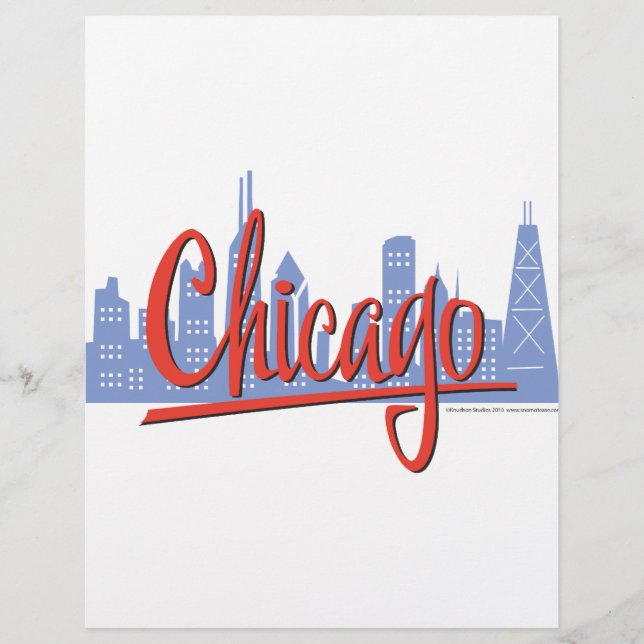 PROSPECTUS 21,6 CM X 24,94 CM CHICAGO-RED (Devant)