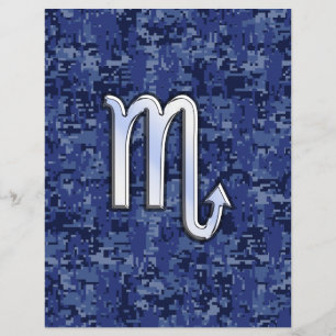 Prospectus 21,6 Cm X 24,94 Cm Chrome Scorpio Zodiac Connexion Marine Camo Bleu