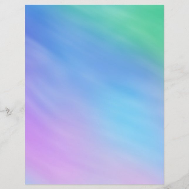Prospectus 21,6 Cm X 24,94 Cm Ciel arc-en-ciel doux (Devant)