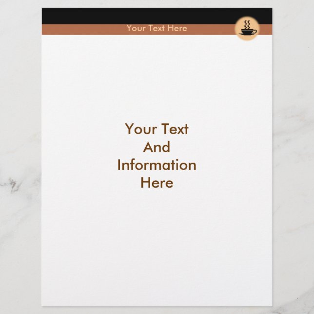 Prospectus 21,6 Cm X 24,94 Cm Circulaire à café chaud (Devant)