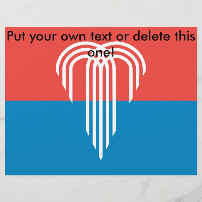 Prospectus 21,6 Cm X 24,94 Cm Circulaire avec drapeau de Kansas City, Missouri (Devant)