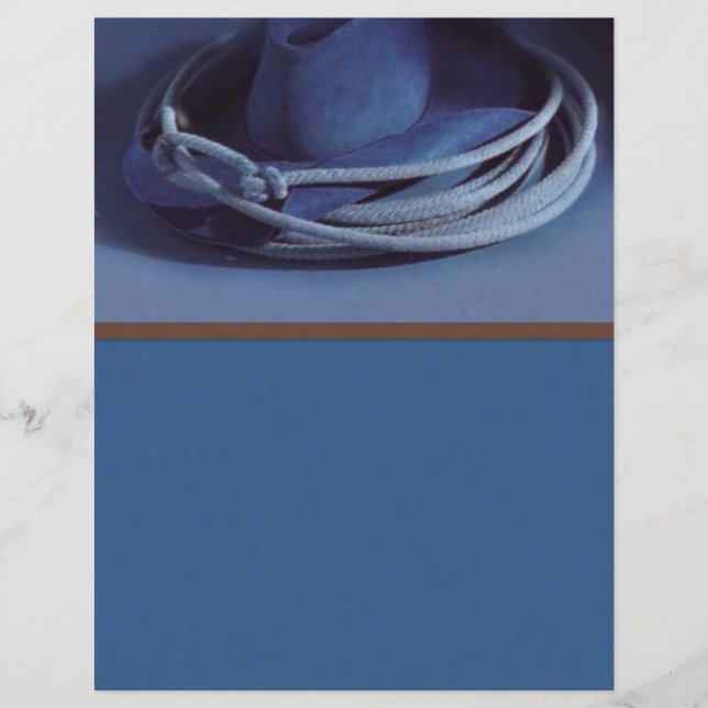 Prospectus 21,6 Cm X 24,94 Cm Circulaire Casquette Cowboy (Devant)