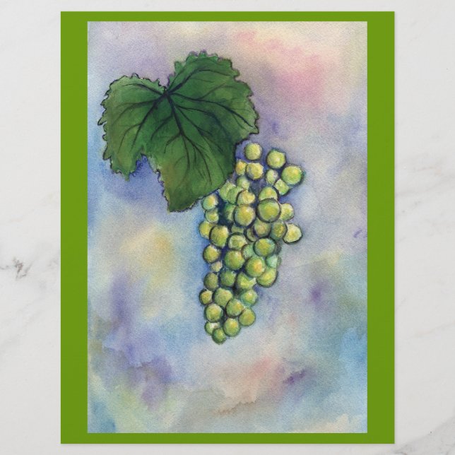 Prospectus 21,6 Cm X 24,94 Cm Circulaire Chardonnay Vins (Devant)