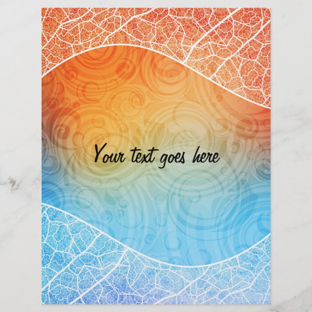 Prospectus 21,6 Cm X 24,94 Cm Circulaire de conception créative (Devant)