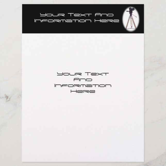 Prospectus 21,6 Cm X 24,94 Cm Circulaire de la caméra (Devant)