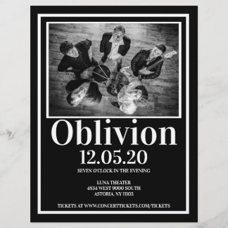 Prospectus 21,6 Cm X 24,94 Cm Circulaire de musique de concert