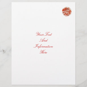 Prospectus 21,6 Cm X 24,94 Cm Circulaire Dragon Et Phoenix