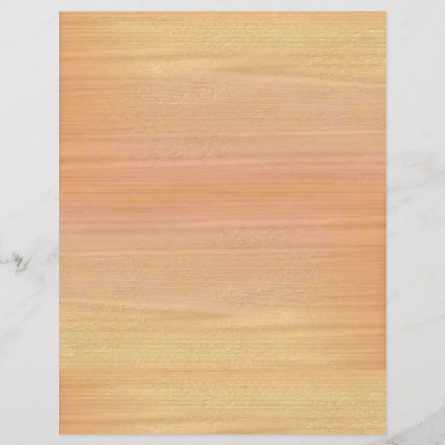 Prospectus 21,6 Cm X 24,94 Cm Circulaire en bois d'érable (Devant)