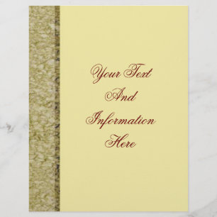 Prospectus 21,6 Cm X 24,94 Cm Circulaire Khaki Sand Stone