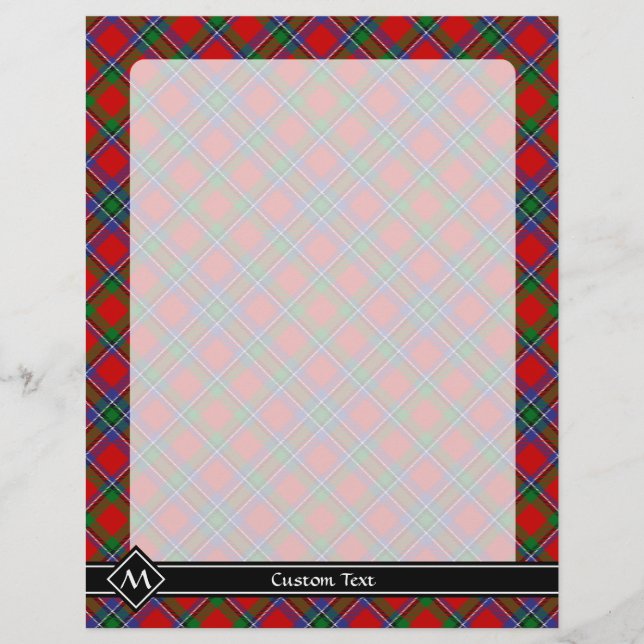 Prospectus 21,6 Cm X 24,94 Cm Clan Sinclair Tartan (Devant)