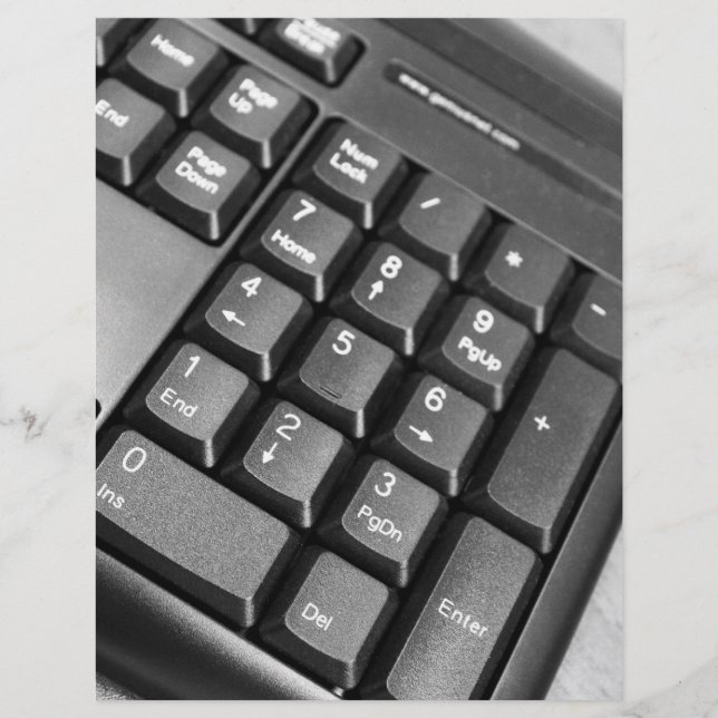 Prospectus 21,6 Cm X 24,94 Cm Clavier informatique (Devant)