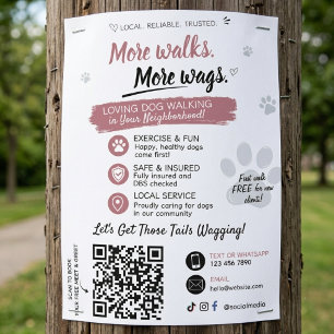 Prospectus 21,6 Cm X 24,94 Cm Code QR pour les dépliants d'entreprise de promena