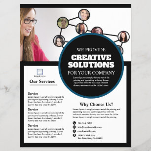 Prospectus 21,6 Cm X 24,94 Cm Company Business Flyer