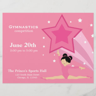 Prospectus 21,6 Cm X 24,94 Cm Compétition de gymnastique