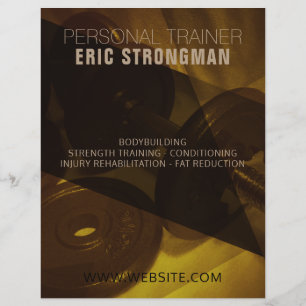 Prospectus 21,6 Cm X 24,94 Cm Couleur or look abstrait moderne image