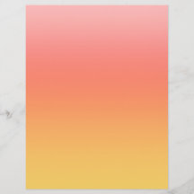 Couleurs simples - Jaune à Misty Pink ombre