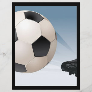Prospectus 21,6 Cm X 24,94 Cm coup de pied au football