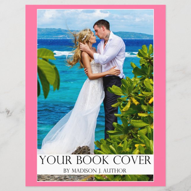 Prospectus 21,6 Cm X 24,94 Cm Couverture du livre Romance Writer | Photo de l'au (Devant)