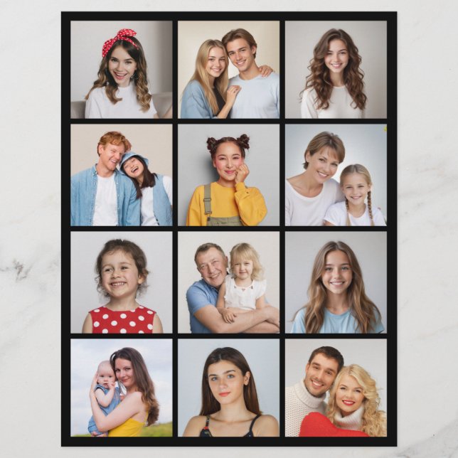 Prospectus 21,6 Cm X 24,94 Cm Créez votre propre collection photo 12 (Devant)