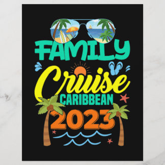 Prospectus 21,6 Cm X 24,94 Cm Croisière en famille Caraïbes 2023 Vacances d'été