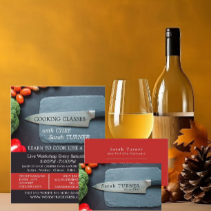 Prospectus 21,6 Cm X 24,94 Cm Cuisine de préparation et couteau, classes de Cuis