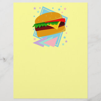 Prospectus 21,6 Cm X 24,94 Cm Cute Yummy Burger