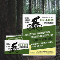 Cycliste Silhouette, Charity Bike-a-Thon Event