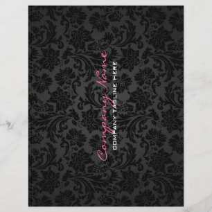 Prospectus 21,6 Cm X 24,94 Cm Damas Vintages  blanches et noires