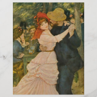 Prospectus 21,6 Cm X 24,94 Cm Danse de Pierre-Auguste Renoir à Bougival (1883)