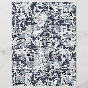 Prospectus 21,6 Cm X 24,94 Cm Décor Camouflage numérique de style urbain