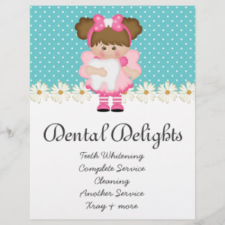 Prospectus 21,6 Cm X 24,94 Cm Dentaire Dentiste Pote poilue Dot mignonne