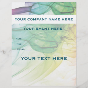 Prospectus 21,6 Cm X 24,94 Cm Dépliant de bureau moderne et élégant 21,59 cm x 2