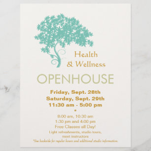 Prospectus 21,6 Cm X 24,94 Cm Dépliant de santé et de bien-être holistique de l'