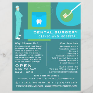 Prospectus 21,6 Cm X 24,94 Cm Design Dentiste tendance, Dentistère, Advert Denti