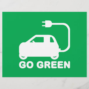 Prospectus 21,6 Cm X 24,94 Cm Devenez écolo ~ Conduite de voitures électriques